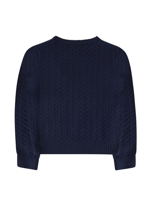 Maglia blu trecce TRUSSARDI | TIA26003MABLU