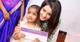 Raashi Khanna at Rainbow Children’s Hospital