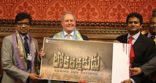 LOKARAKSHAKUDU film Logo was launched in London Parliament