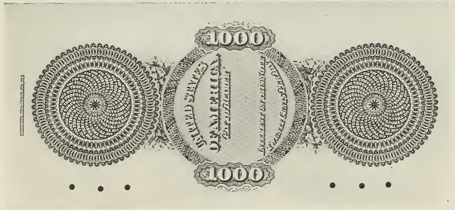 1861 - $1000 - Salmon P. Chase back