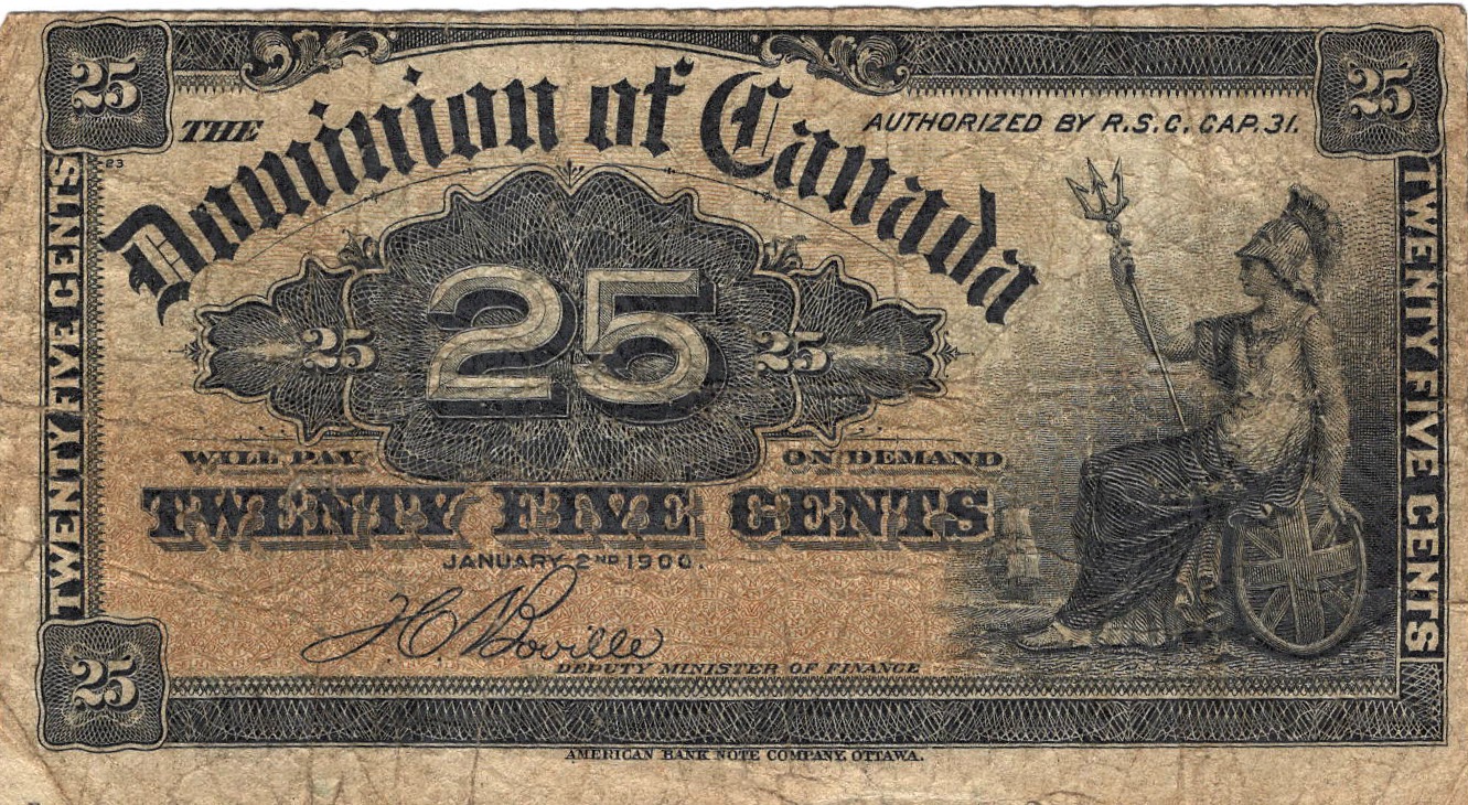 1900 - 25 Cent - Shinplaster front