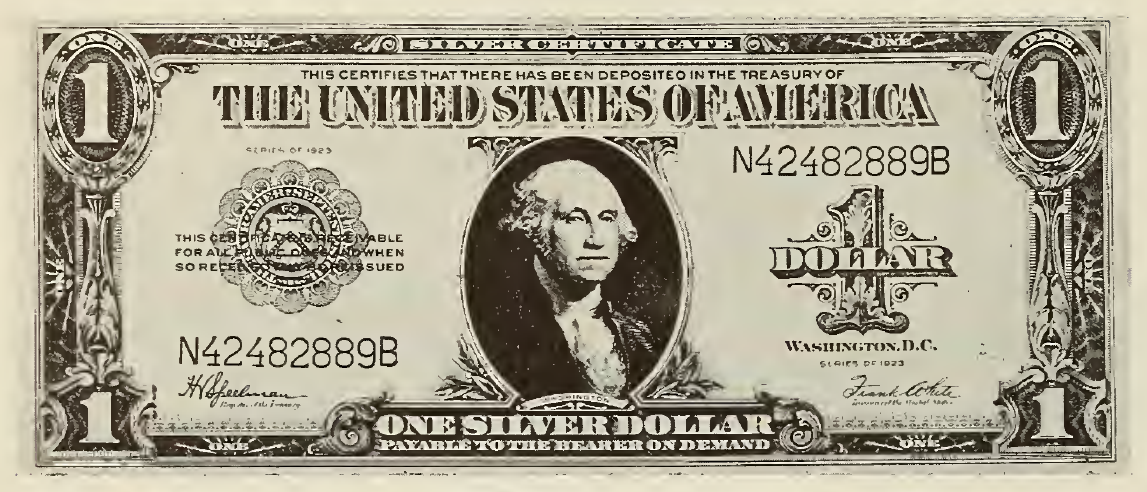 1923 - $1 - Washington front