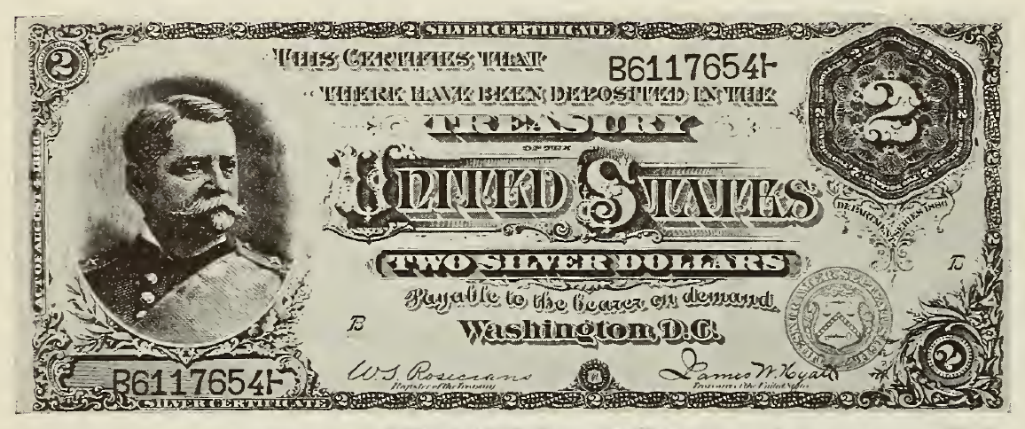 1886 - $2 - Hancock front