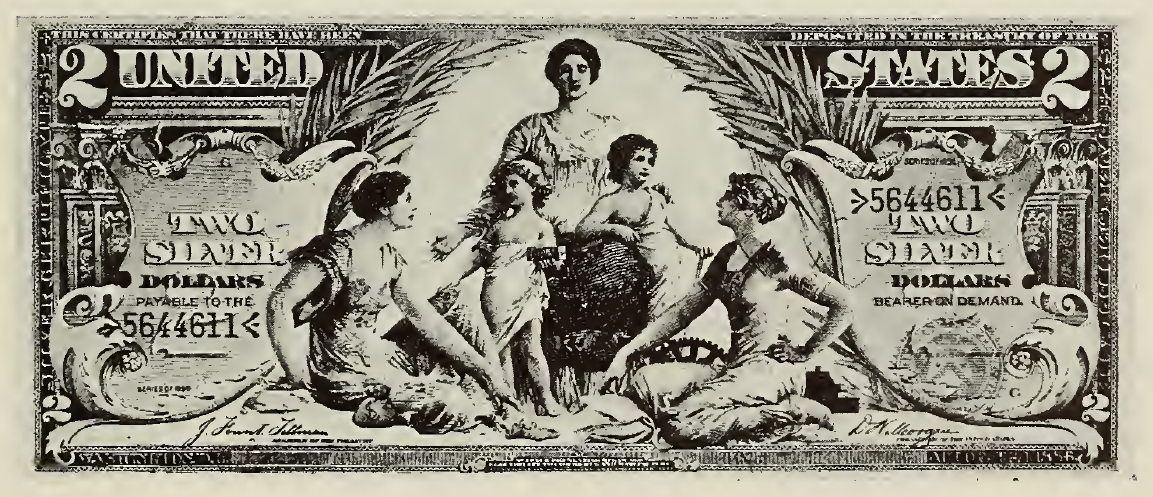 1896 - $2 - Educational Series - Science front