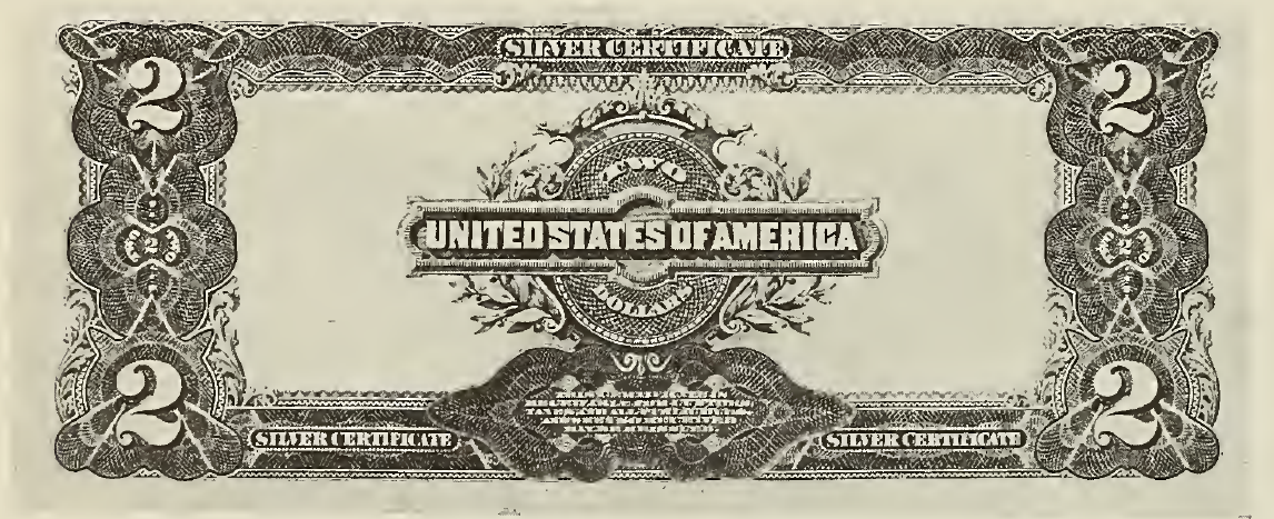 1899 - $2 - Washington - Mechanics & Agriculture back