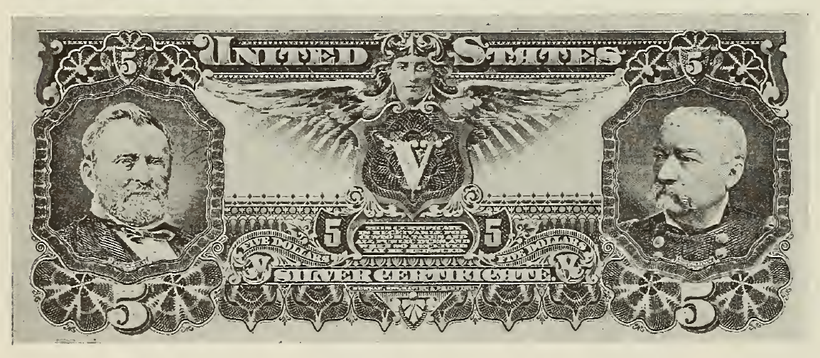1896 - $5 - Educational Series - Electricity back