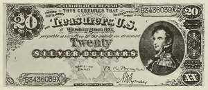1878 - $20 - Stephen Decatur - Design 1 front