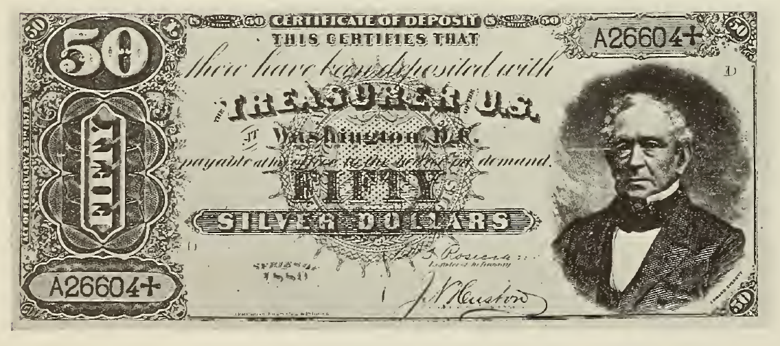 1880 - $50 - Edward Everett - Design 3 front