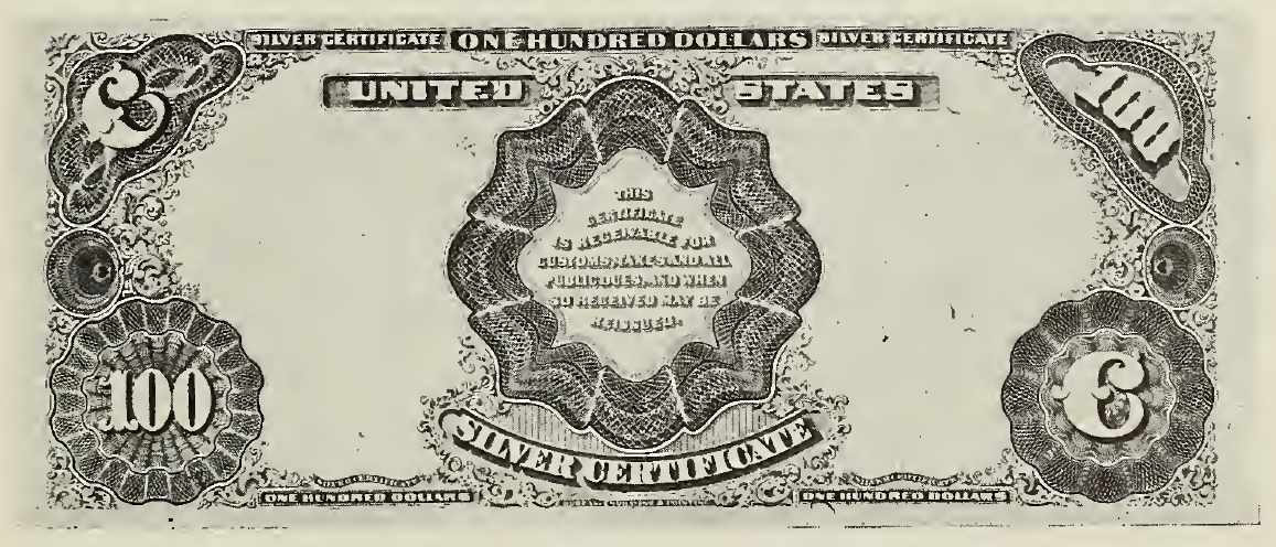 1891 - $100 - Monroe back