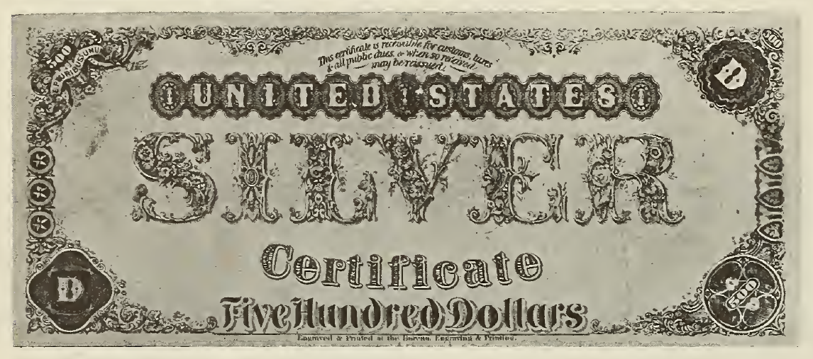 1878 - $500 - Charles Sumner back