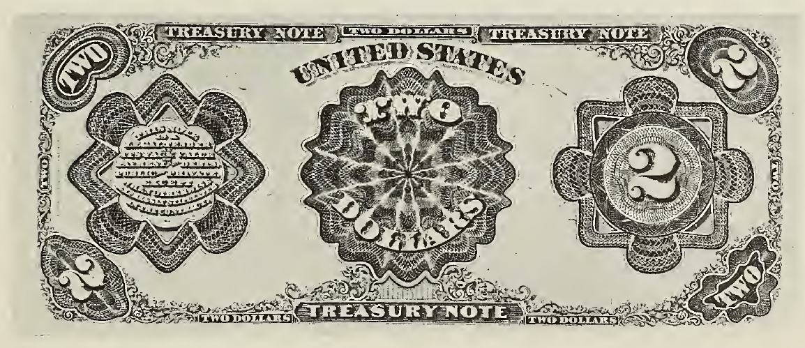 1891 - $2 - James McPherson - Design 2 back
