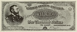 1890 - $1000 - George Gordon Meade - Design 1 front