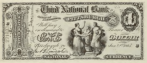 1863 - $1 - Maidens Before Altar front