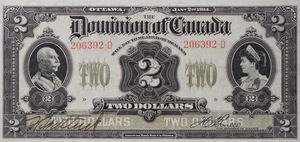 1914 - $2 - Lord and Lady Gray front