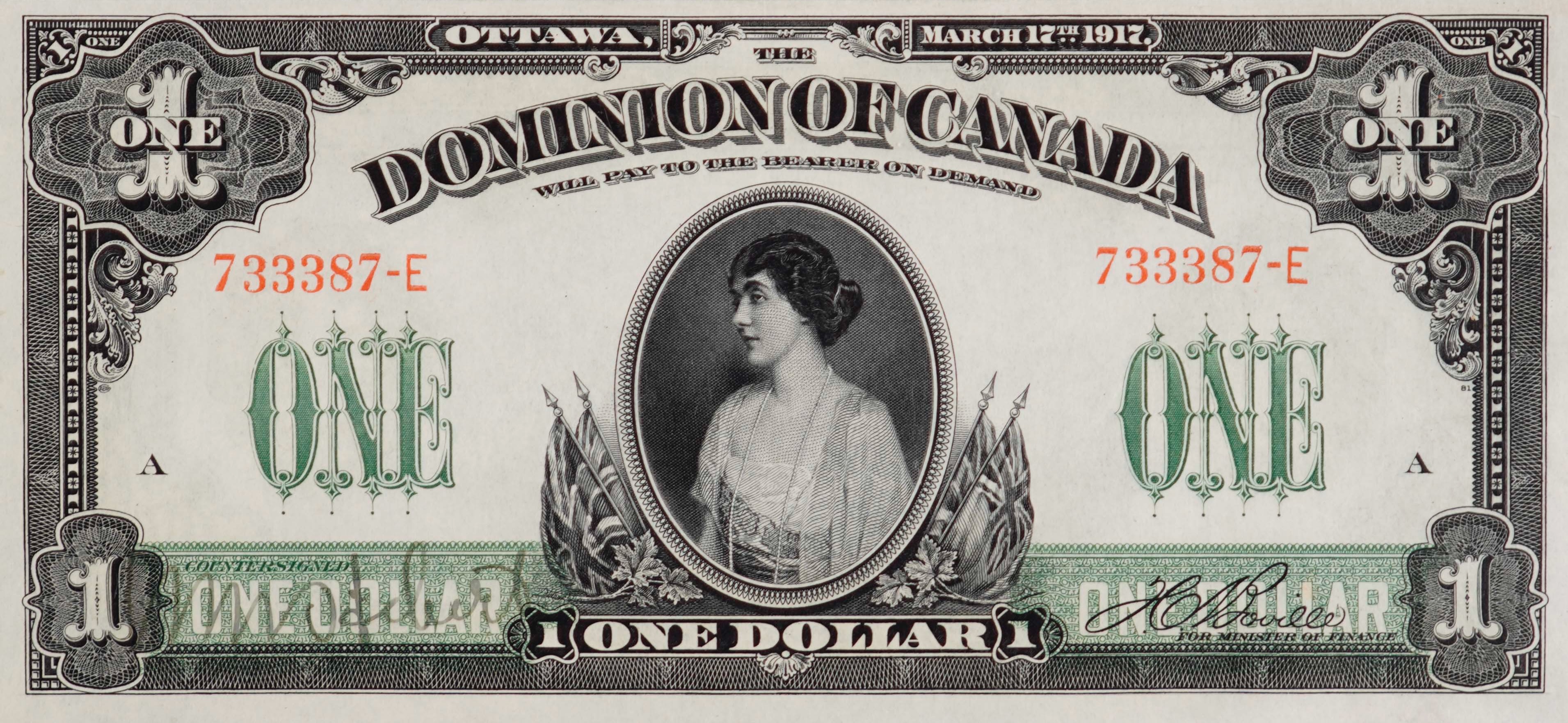 1917 - $1 - Patricia Ramsey front