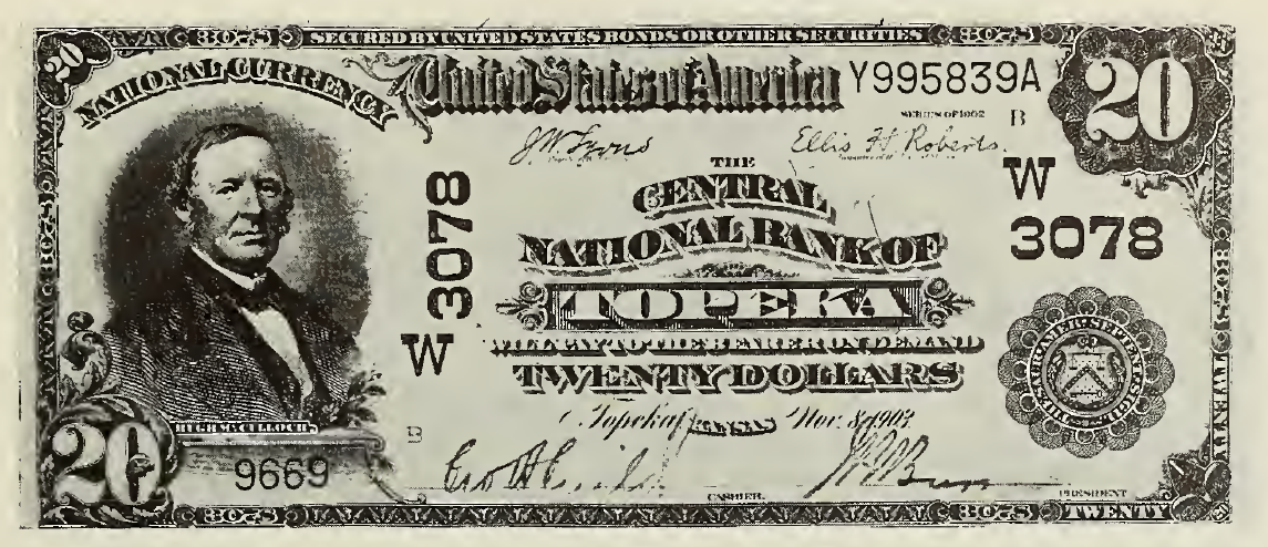 1902 - $20 - Hugh McCulloch front