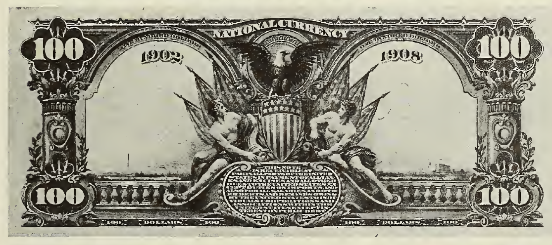 1902 - $100 - John J. Knox back
