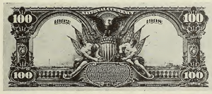 1902 - $100 - John J. Knox back