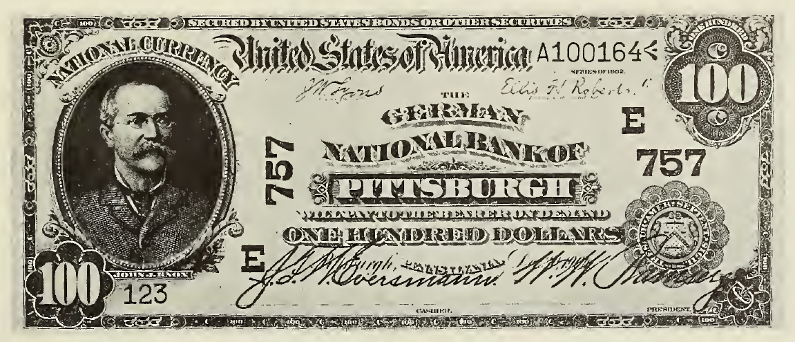 1902 - $100 - John J. Knox front