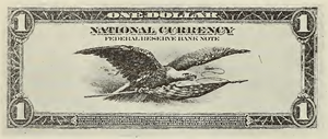 1918 - $1 - Washington back