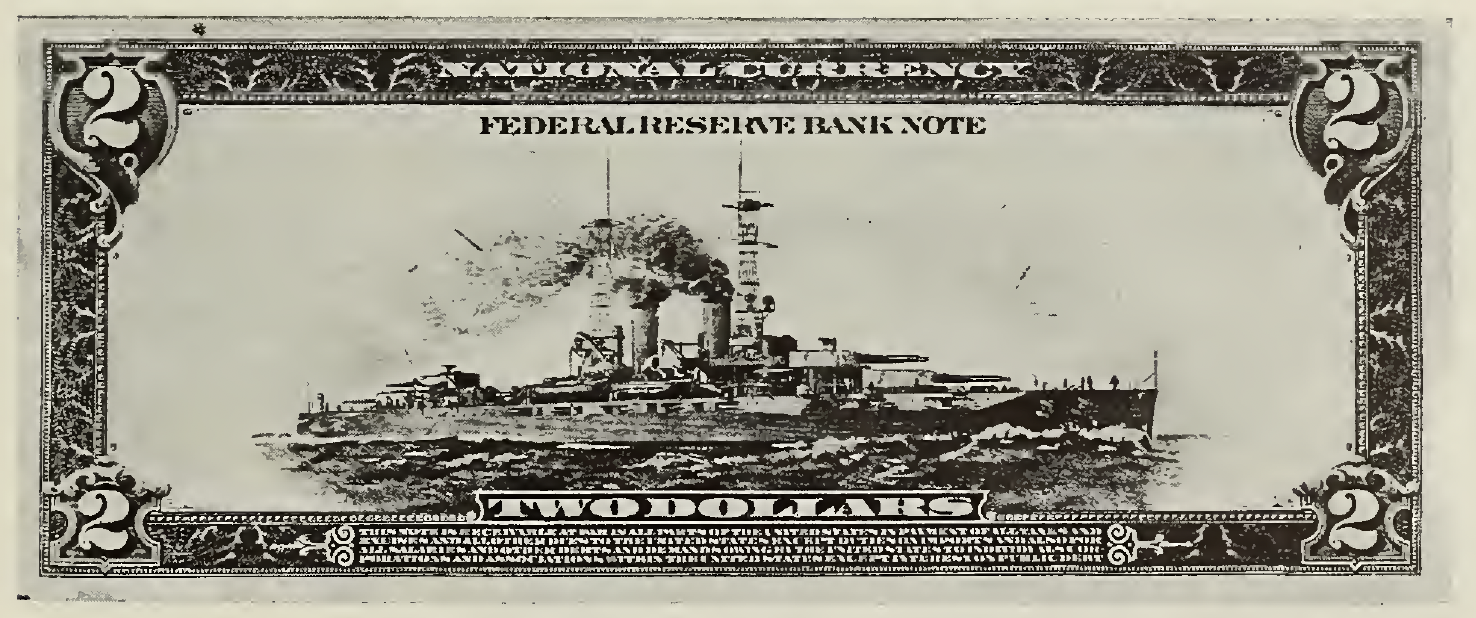 1918 - $2 - Jefferson back