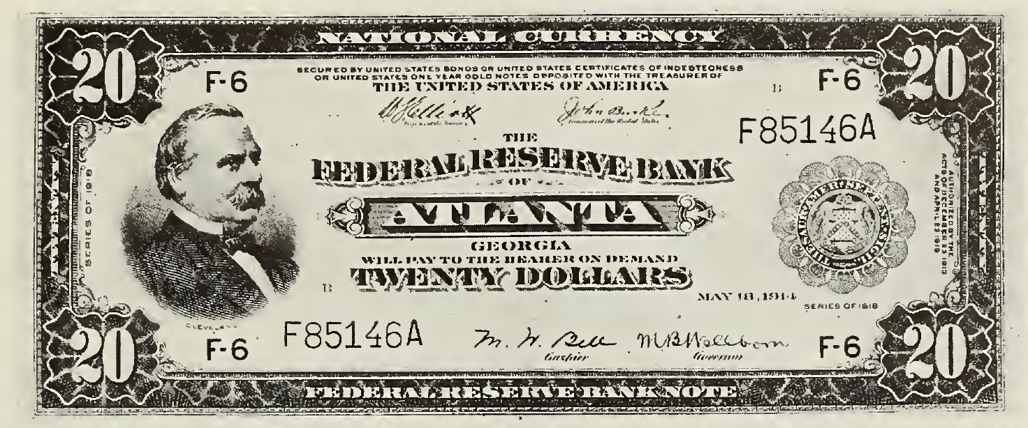 1915 - $20 - Cleveland - Design 1 front