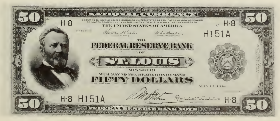 1918 - $50 - Grant - Design 1 front