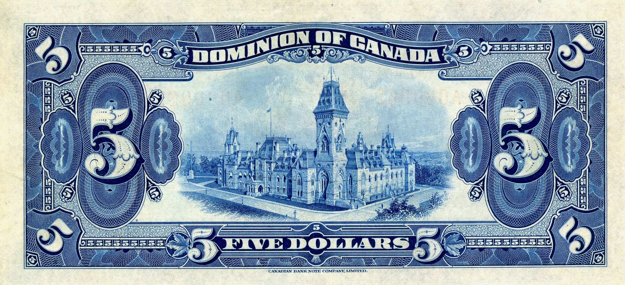 1924 - $5 - Queen Mary back