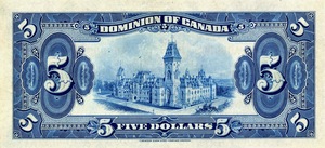 1924 - $5 - Queen Mary back