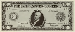 1918 - $1000 - Hamilton front