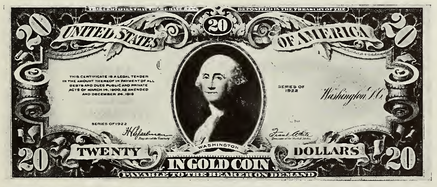 1905 - $20 - Washington front