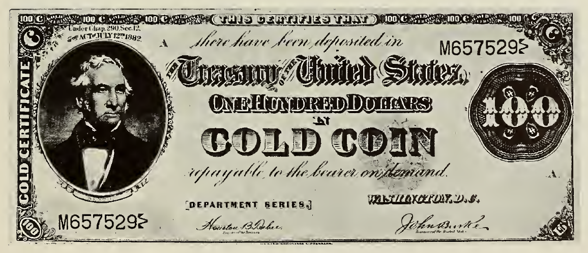 1882 - $100 - Thomas H. Benton front