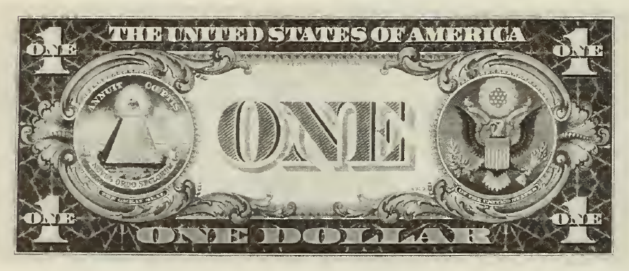1935 - $1 - Washington - Design 3 back