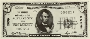 1929 - $5 - Lincoln front