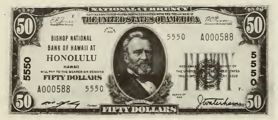 1929 - $50 - Grant front