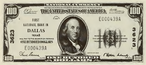 1929 - $100 - Franklin front