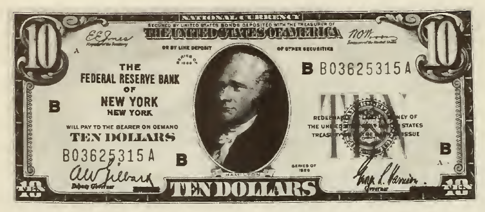 1929 - $10 - Hamilton front