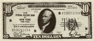 1929 - $10 - Hamilton front