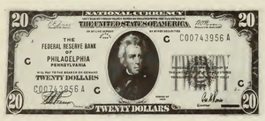 1929 - $20 - Jackson front