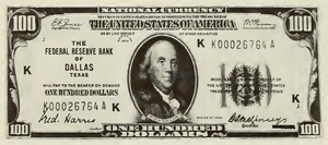 1929 - $100 - Franklin front