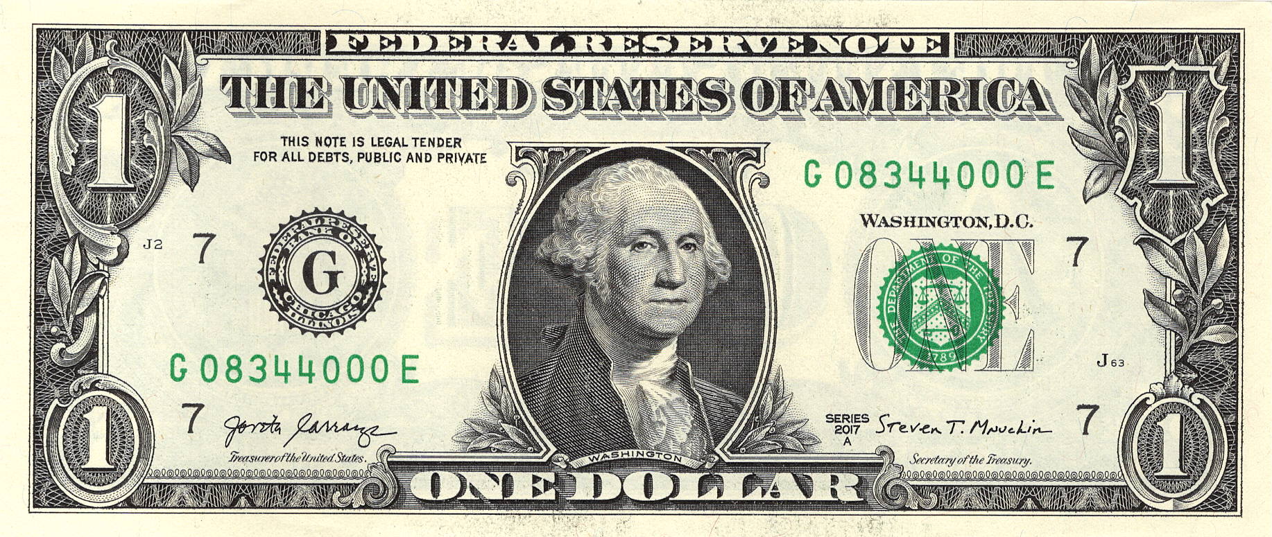 1963 - $1 - Washington front