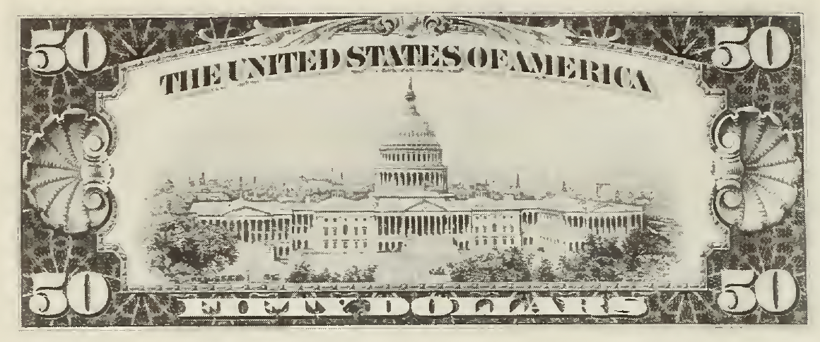 1934 - $50 - Grant - Design 2 back