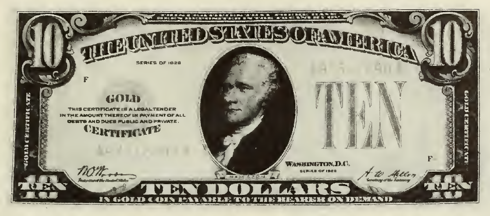 1928 - $10 - Hamilton front