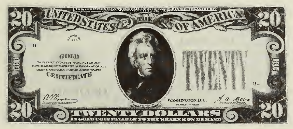 1928 - $20 - Jackson front
