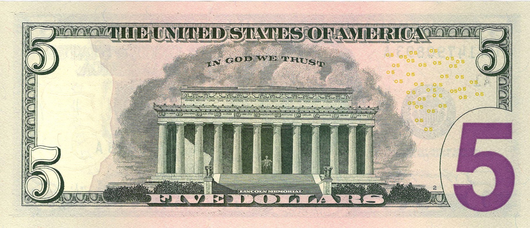 2006 - $5 - Lincoln back