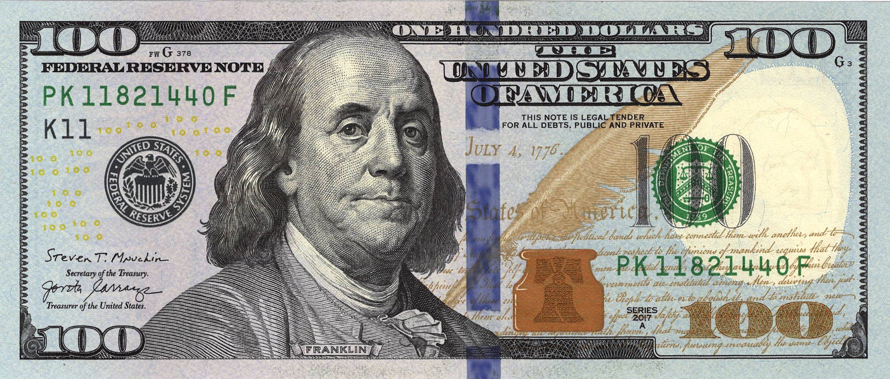 2009 - $100 - Franklin front