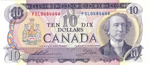 1971 - $10 - Sir John A Macdonald - Industrial Scene front