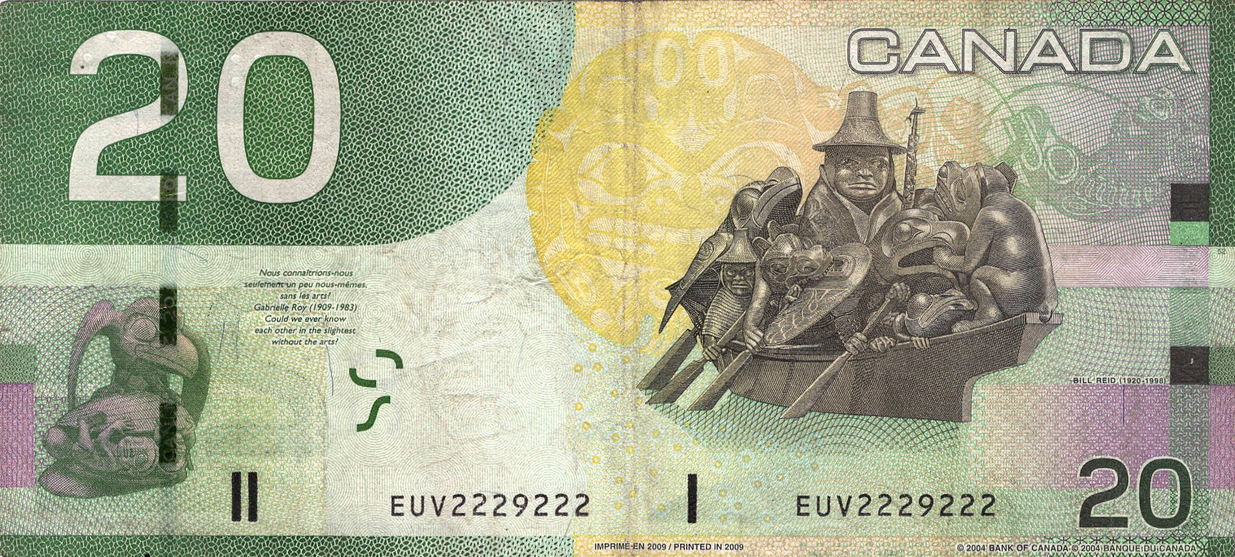 2004 - $20 - Queen Elizabeth II - Arts and Culture back