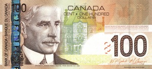 2003 - $100 - Sir Robert Borden - Exploration and Innovation front