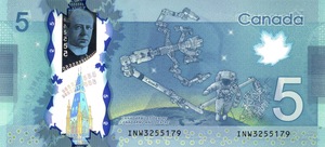 2013 - $5 - Sir Wilfrid Laurier - Space Exploration back